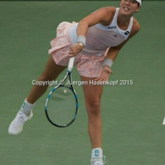 Nwt Adidas Stella McCartney pleated Tennis Skirt Skort Shorts M Medium - Picture 8 of 11